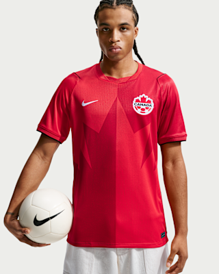 【希少】 2022 Nike elite T-shirt (M) sample Canada 2026 Stadium Home Men's Nike Dri-FIT Football Replica Shirt